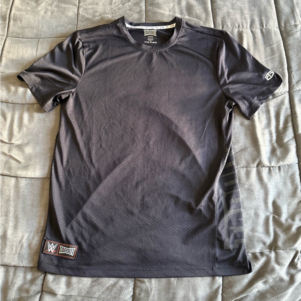 Tapout Men's Medium Dark Gray Short Sleeve Tee